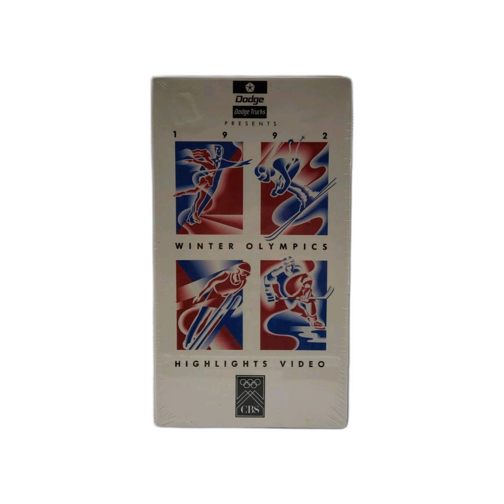 1992 Winter Olympics Highlights Dodge Trucks Presents VHS New Sealed